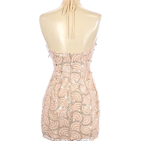 Revolve About Us Jane Sequin Halter Mini D… - Picture 6 of 11